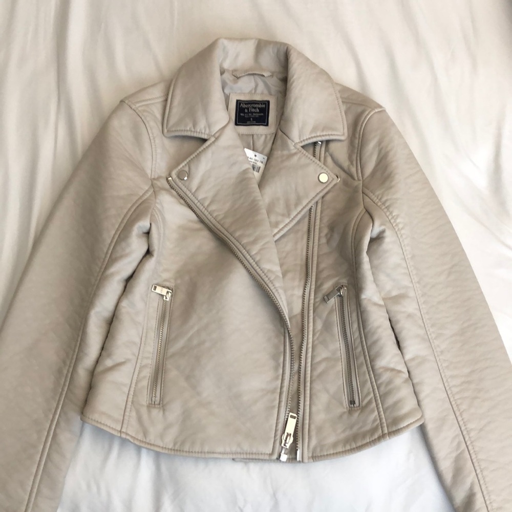 Abercrombie & Fitch Faux Leather Jacket - NWT